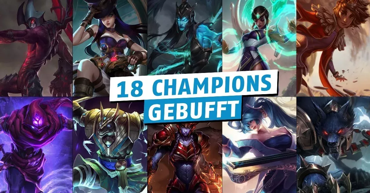 Buffs für fast 20 Champions!