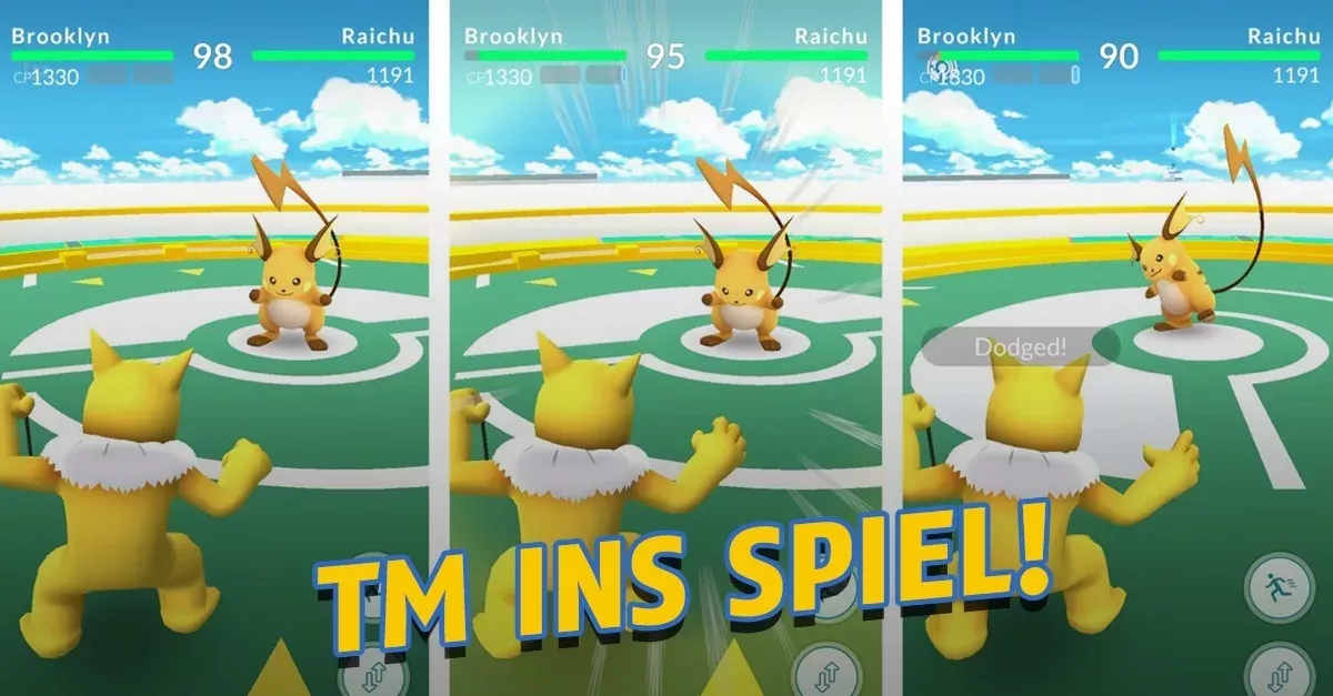 Technische Maschinen (TM) bei Pokémon: Bald auch bei Pokémon GO?