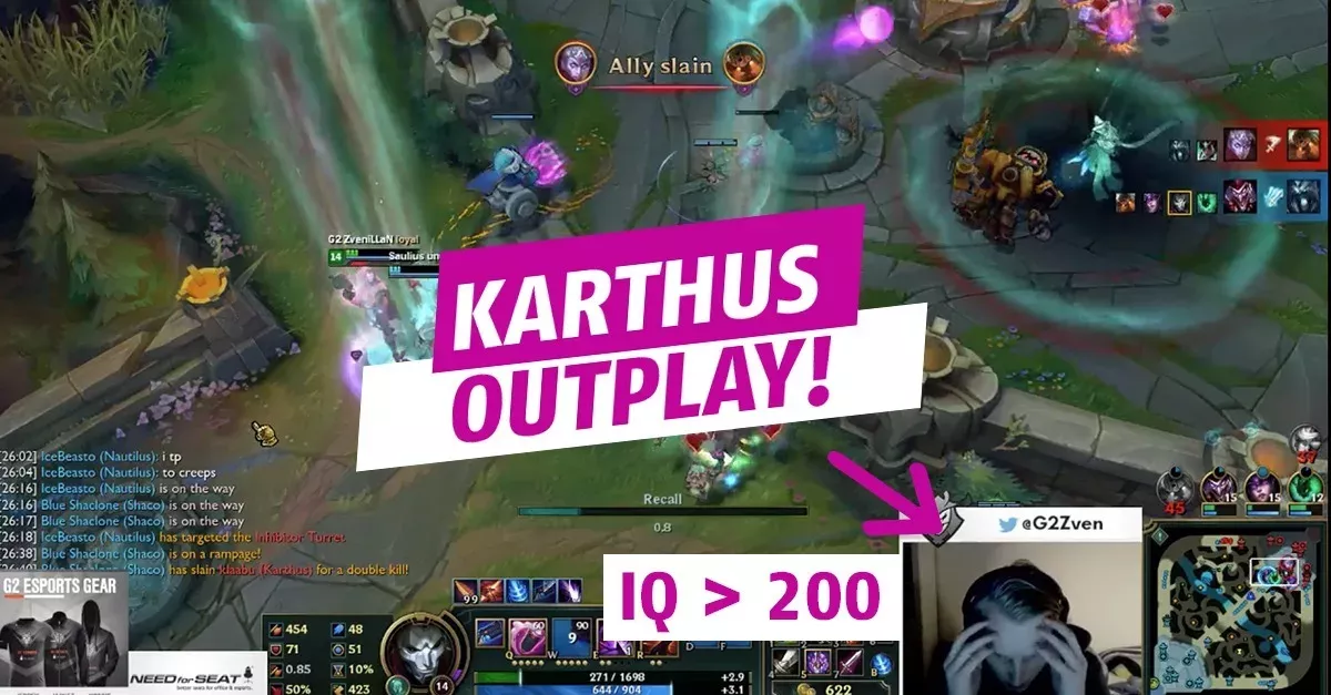 League of Legends: Toller IQ! Diesem Spieler gelingt ein Outplay gegen die Ulti von Karthus