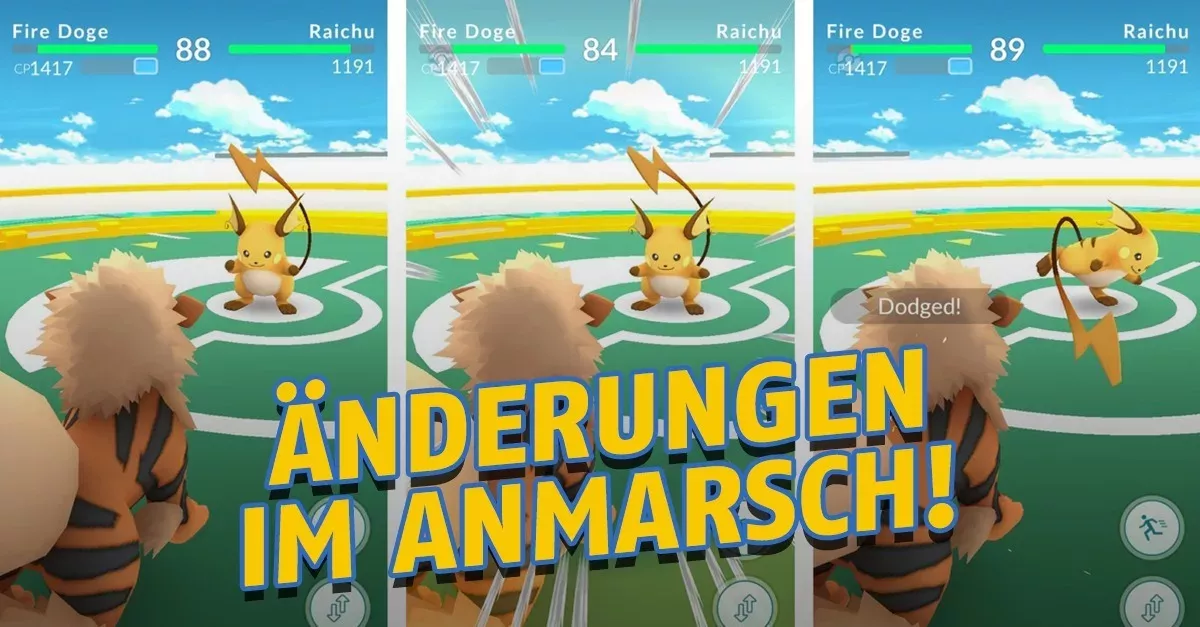 Pokémon GO: Niantic kündigt große Änderungen für die Arenen an