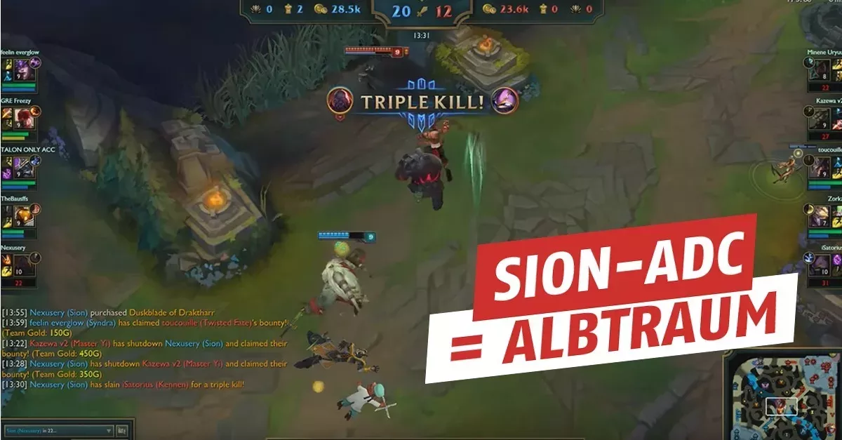 League of Legends: ADC-Sion wird euch Albträume bereiten