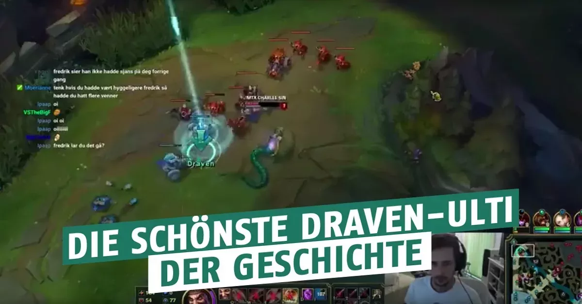 League of Legends: Die schönste Draven-Ulti der Geschichte