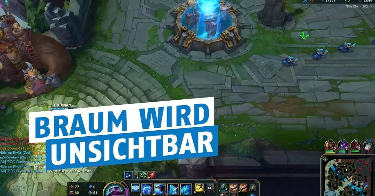 League of Legends: Ein Bug lässt Braum unsichtbar werden