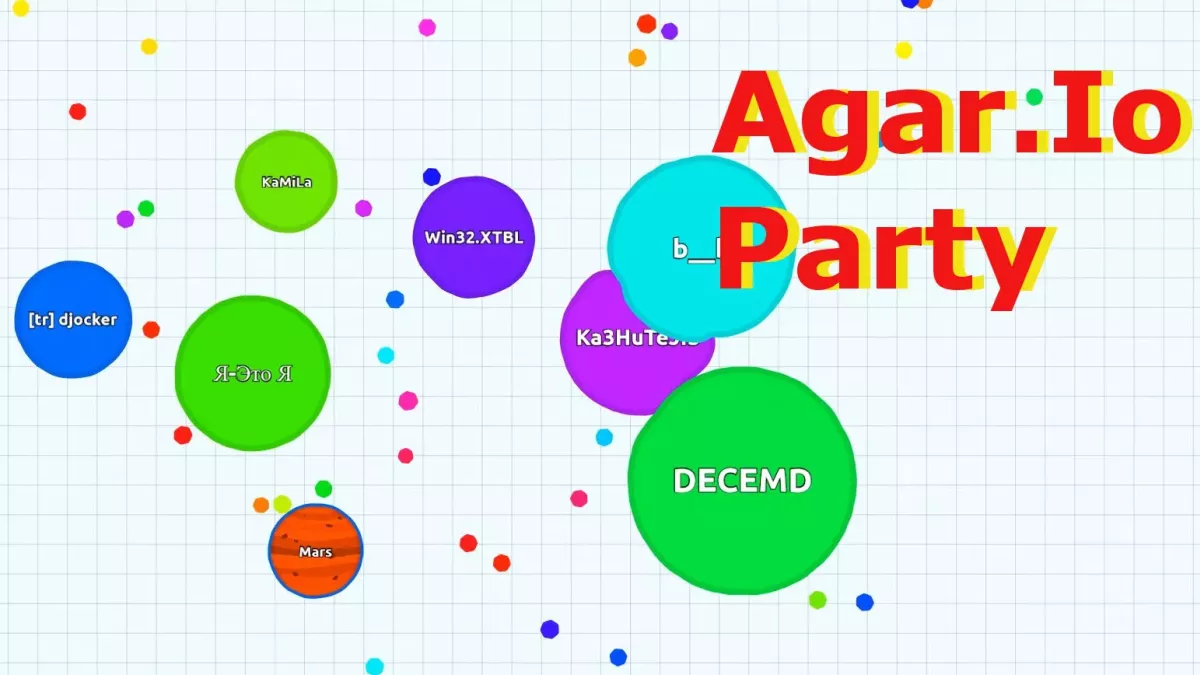 Agario spielen mit meinen Freunden auf demselben Server