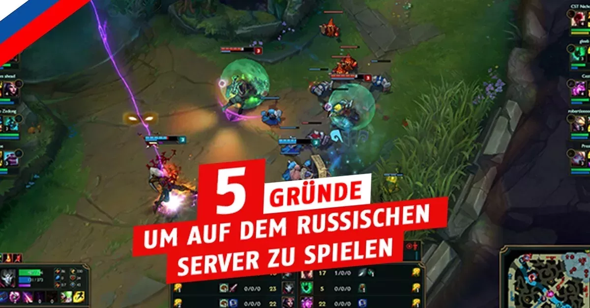 League of Legends: Die Transfers auf den russischen Server sind fast kostenlos. Hier 5 Gründe, warum man das nutzen sollte!