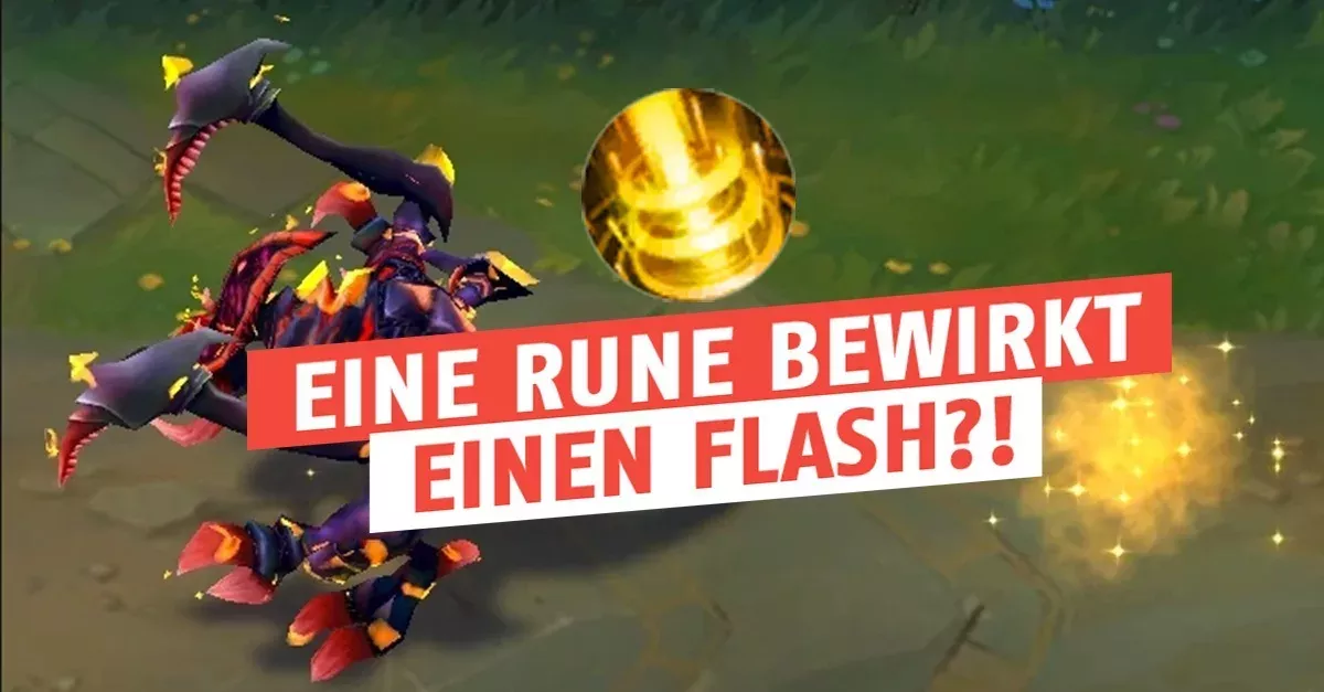 League of Legends: Eine Rune bewirkt, dass man einen kontinuierlichen Mini-Flash hat!