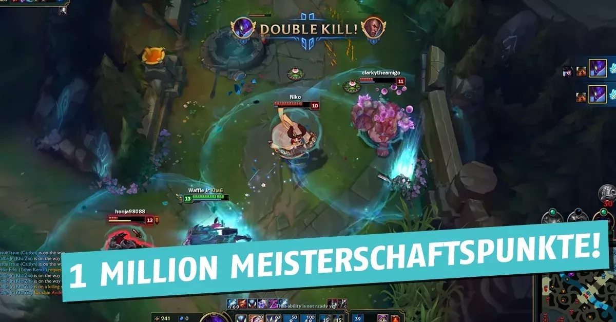 League of Legends: Kha’Zix mit 1 Million Meisterschaftspunkte! Er terrorisiert die Spieler auf der SoloQ