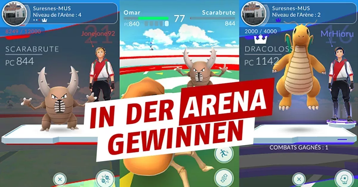 Pokémon GO: So gewinnt ihr ganz leicht Arena-Kämpfe