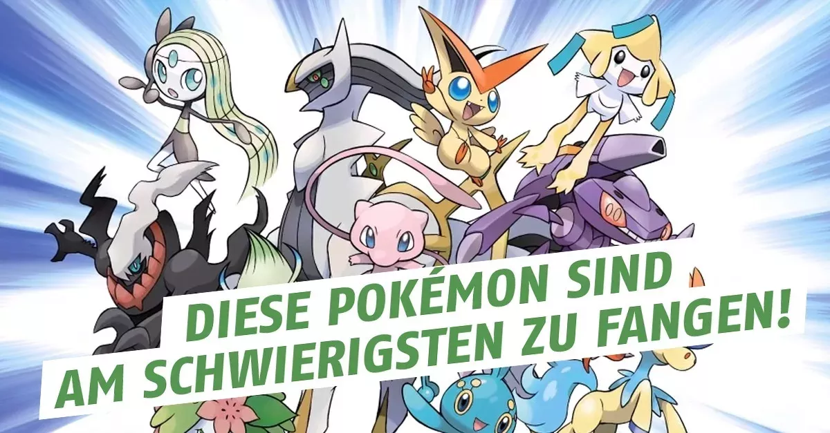 Pokemon GO:  Eine Liste der am schwierigsten zu fangenden Pokémon