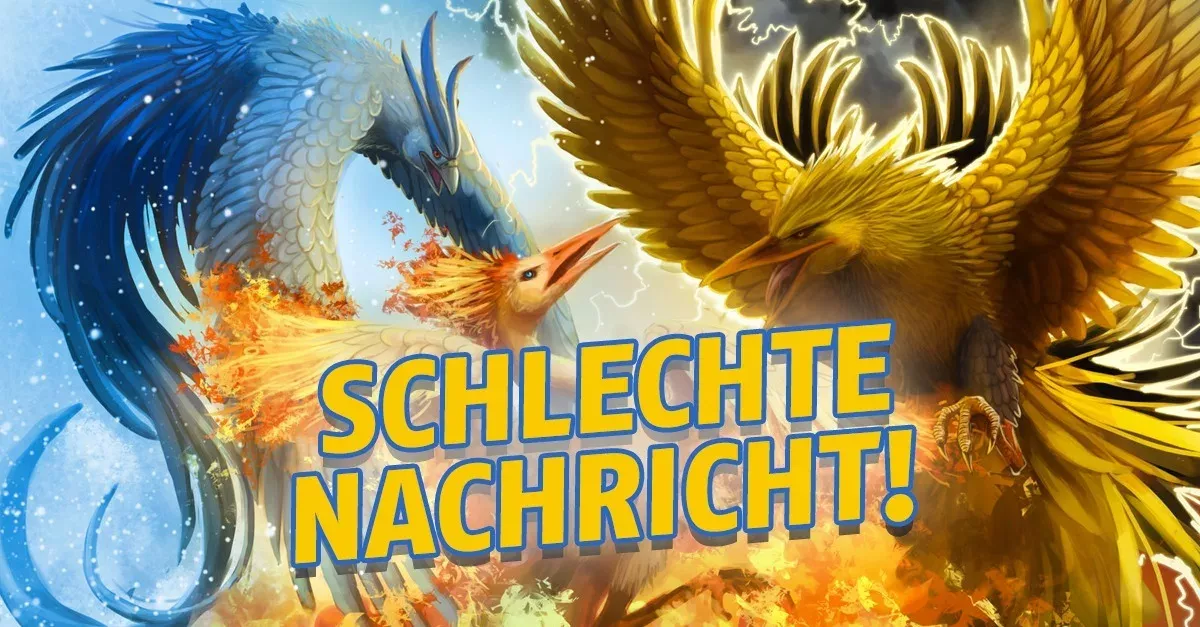Pokémon GO: Schlechte Nachricht für die legendären Pokémon