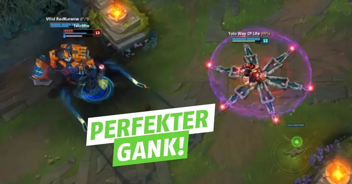 League of Legends: Perfekter Gank auf der SoloQ!