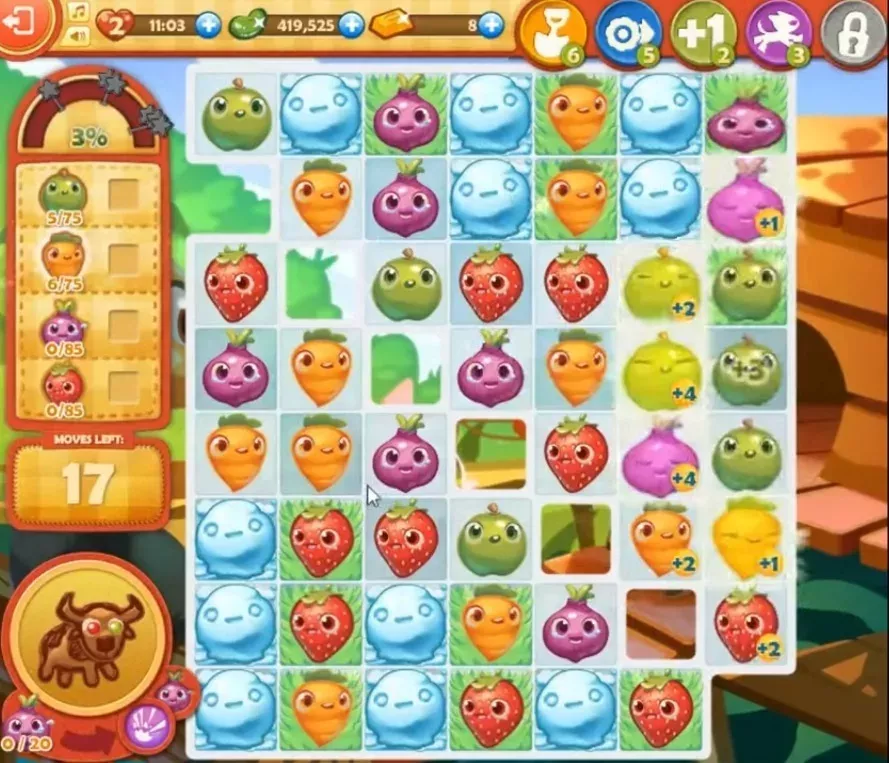 Farm Heroes Saga Level 844: Lösungen, Tipps und Tricks