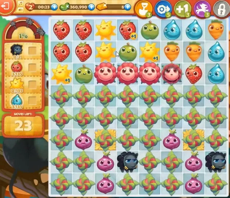 Farm Heroes Saga Level 837: Lösungen, Tipps und Tricks