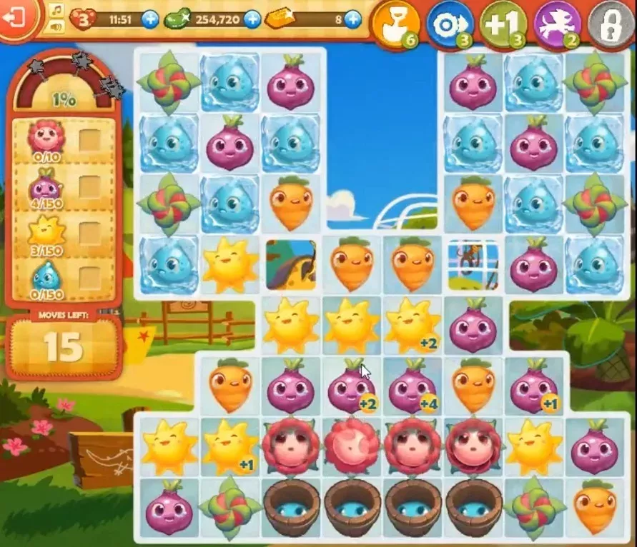 Farm Heroes Saga Level 810: Lösungen, Tipps und Tricks