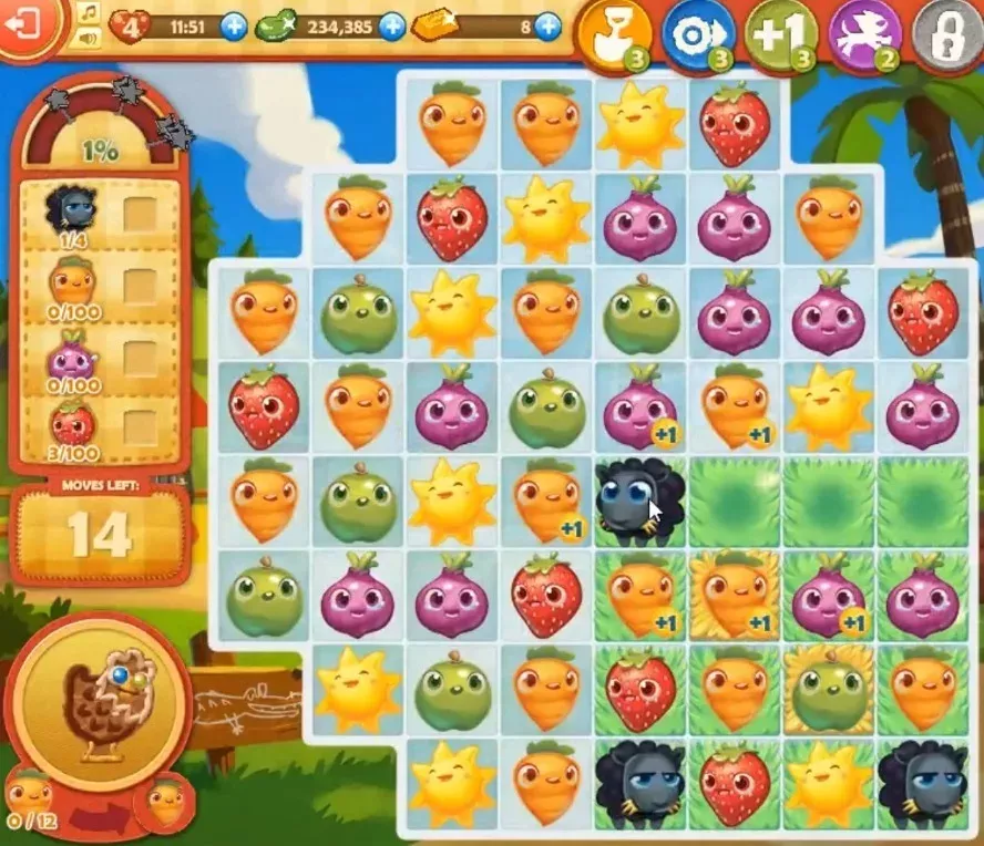 Farm Heroes Saga Level 806: Lösungen, Tipps und Tricks