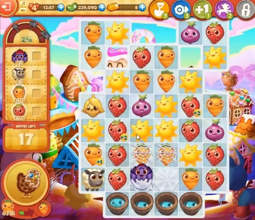 Farm Heroes Saga Level 804: Lösungen, Tipps und Tricks
