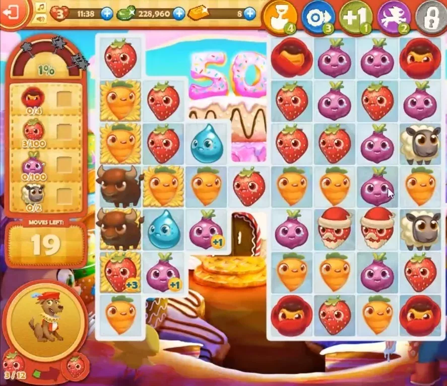 Farm Heroes Saga Level 797: Lösungen, Tipps und Tricks