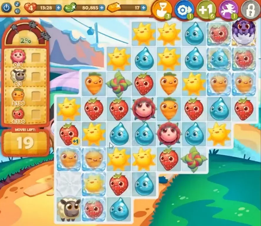 Farm Heroes Saga Level 743: Lösungen, Tipps und Tricks