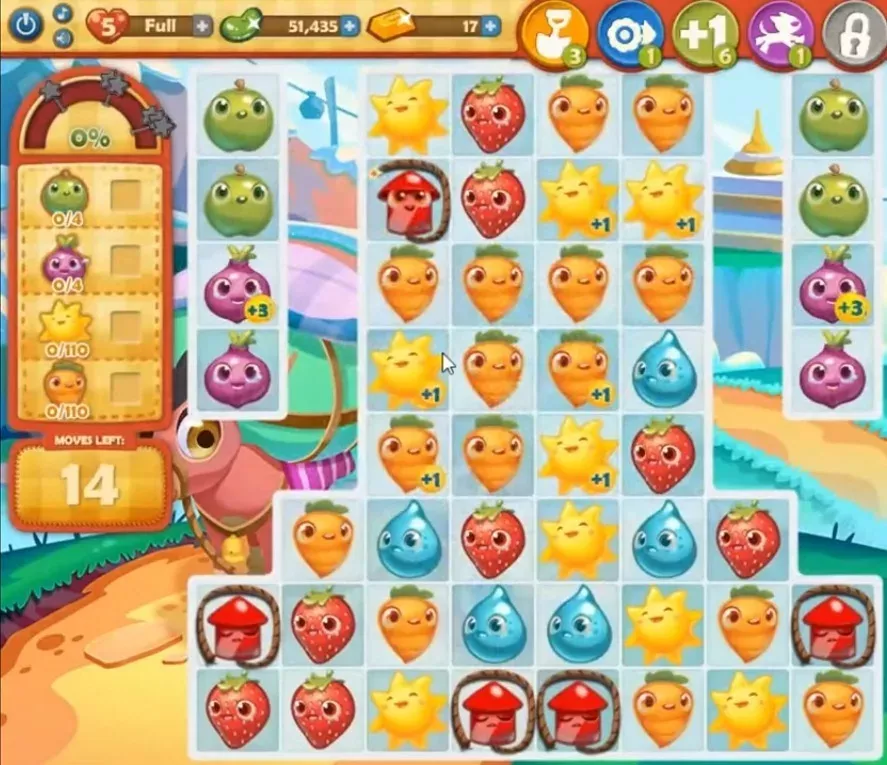 Farm Heroes Saga Level 740: Lösungen, Tipps und Tricks