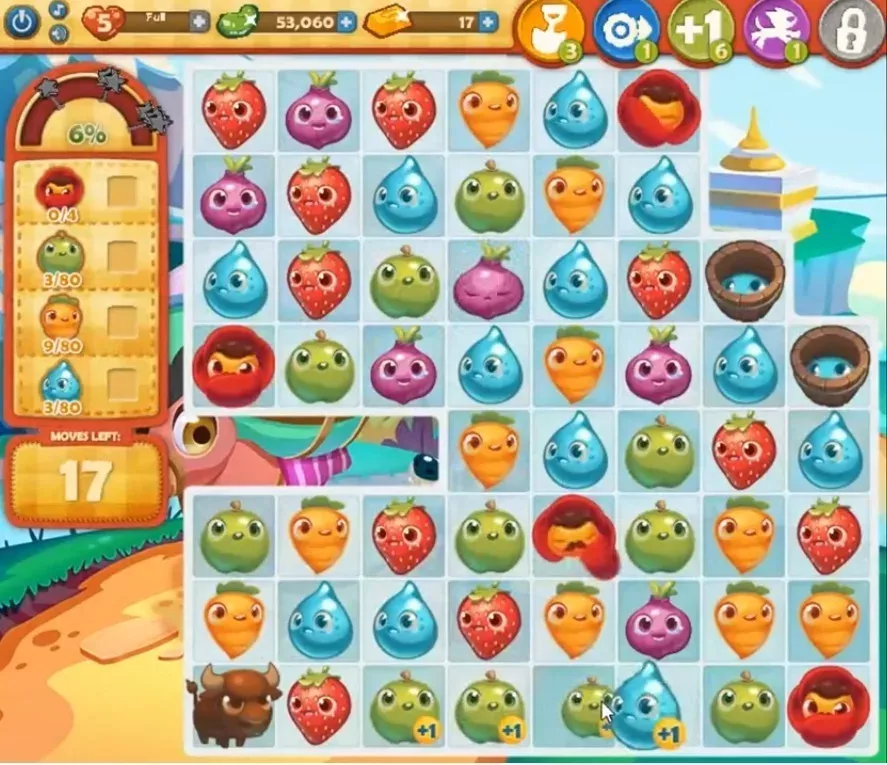 Farm Heroes Saga Level 733: Lösungen, Tipps und Tricks