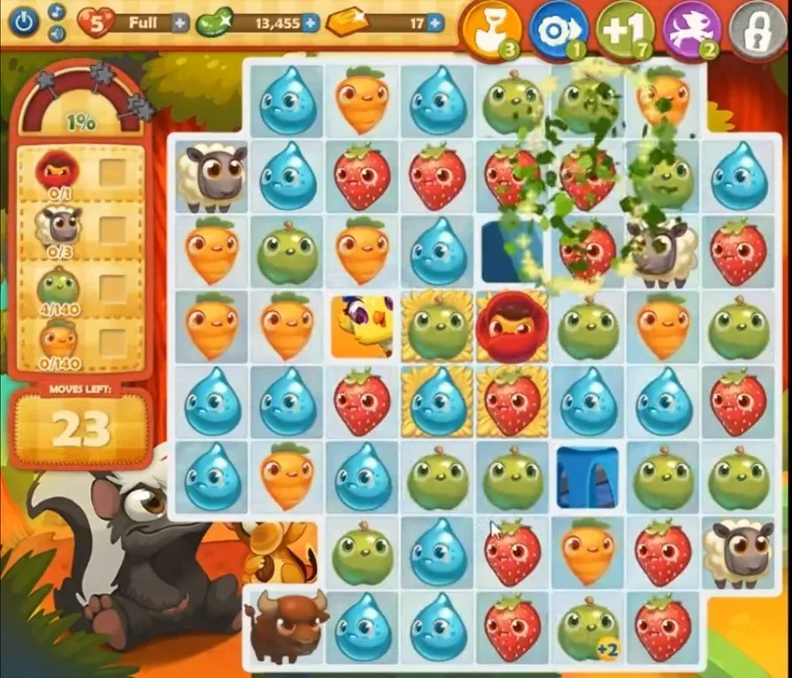 Farm Heroes Saga Level 718: Lösungen, Tipps und Tricks
