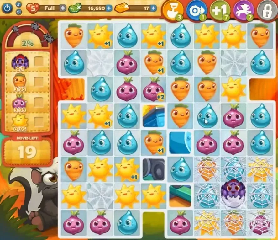 Farm Heroes Saga Level 717: Lösungen, Tipps und Tricks