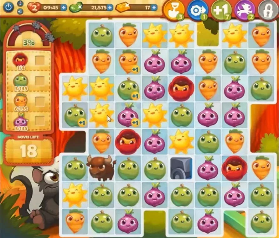Farm Heroes Saga Level 712: Lösungen, Tipps und Tricks