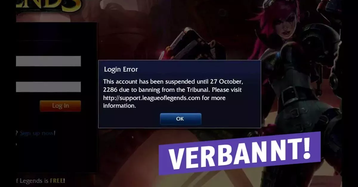 League of Legends: Aus welchem überraschenden Grund kann man verbannt werden?