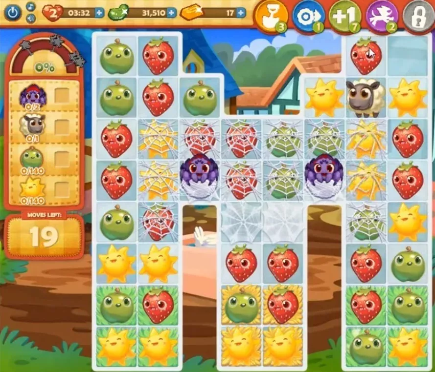 Farm Heroes Saga Level 698: Lösungen, Tipps und Tricks