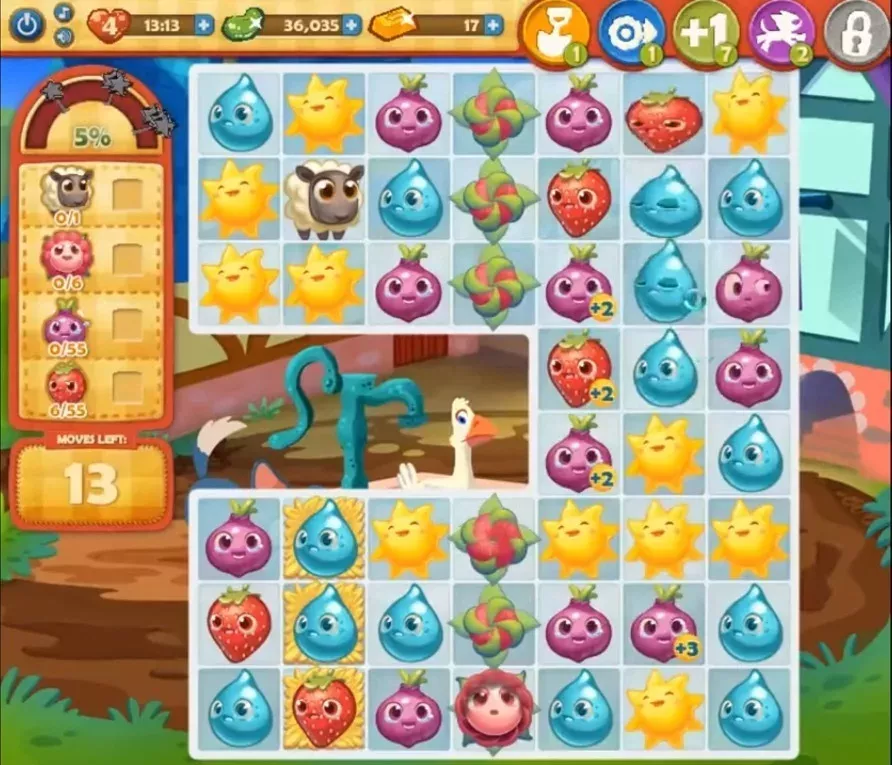 Farm Heroes Saga Level 687: Lösungen, Tipps und Tricks