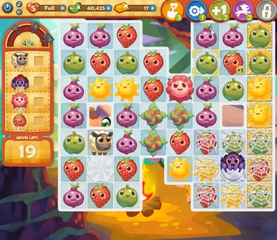Farm Heroes Saga Level 678: Lösungen, Tipps und Tricks