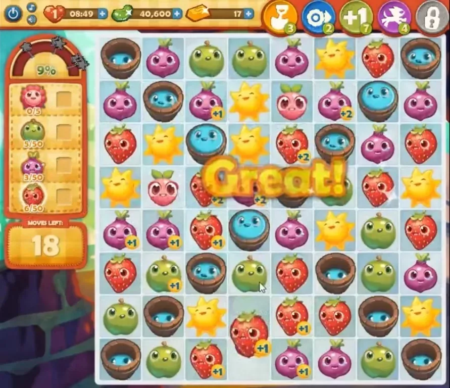 Farm Heroes Saga Level 676: Lösungen, Tipps und Tricks
