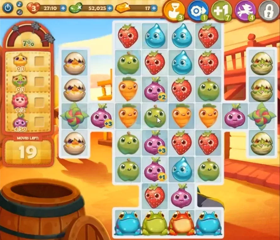 Farm Heroes Saga Level 664: Lösungen, Tipps und Tricks