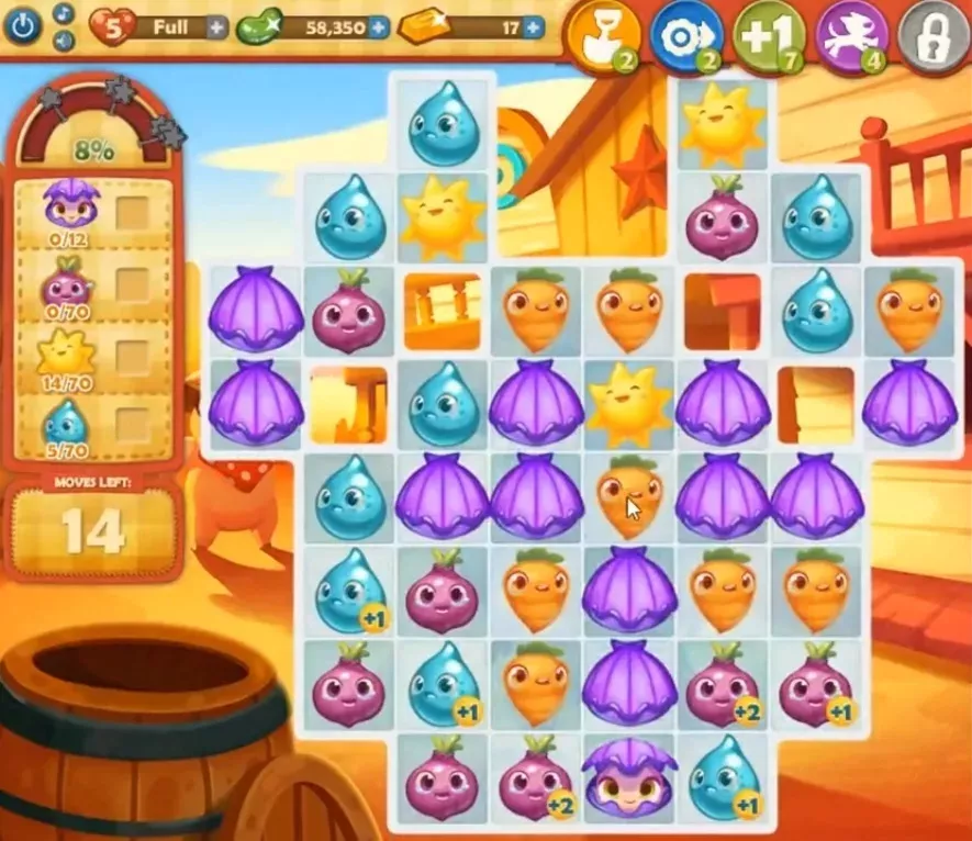 Farm Heroes Saga Level 646: Lösungen, Tipps und Tricks