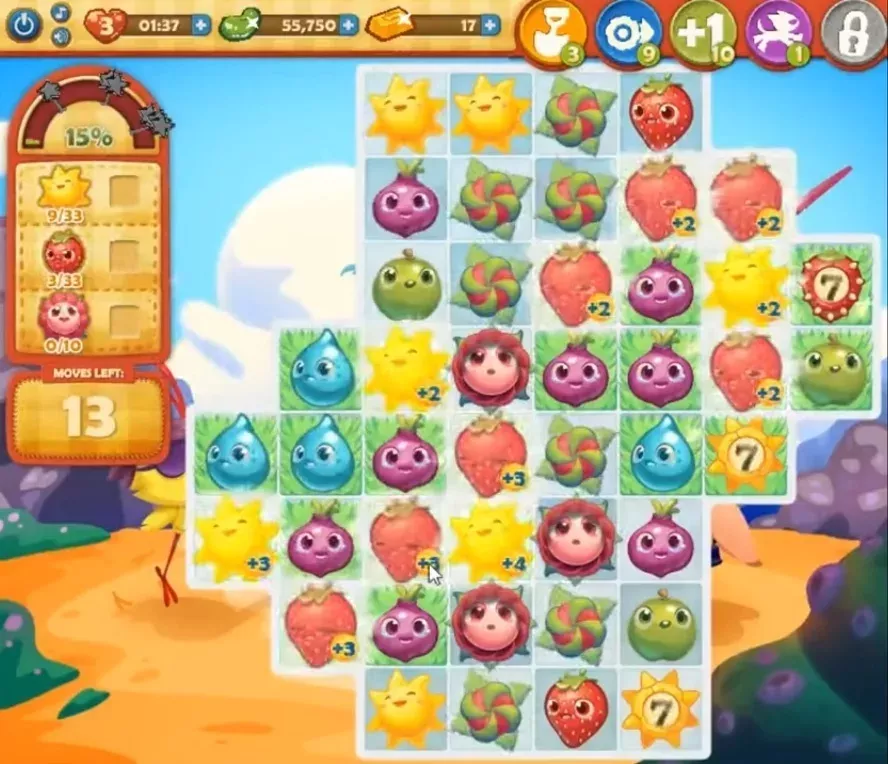 Farm Heroes Saga Level 643: Lösungen, Tipps und Tricks