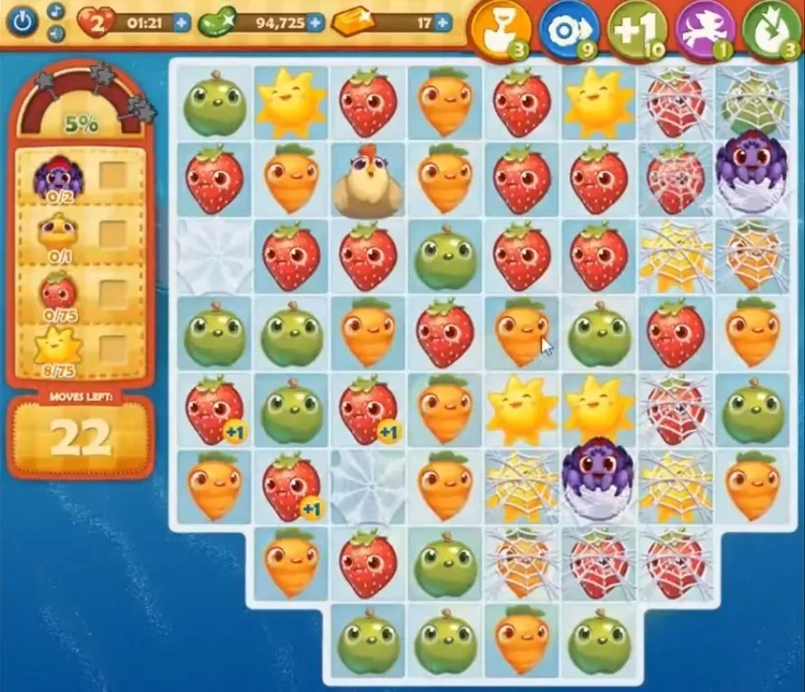 Farm Heroes Saga Level 604: Lösungen, Tipps und Tricks
