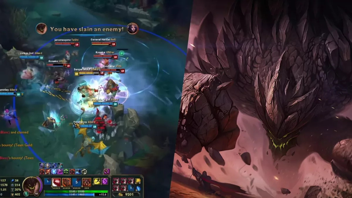 League of Legends: Eisgeborenen-Handschuhe! Malphite baut eine Riesenzone