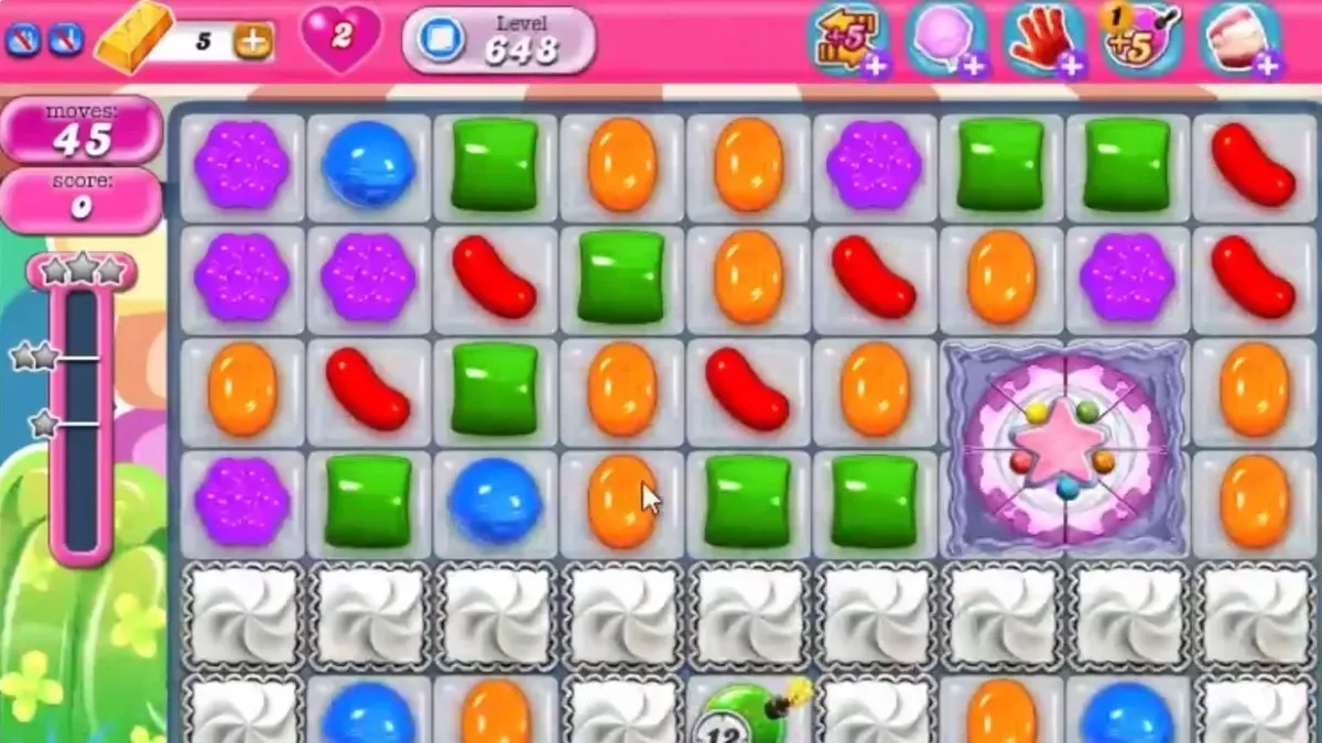 Candy Crush Saga Level 648: Lösung, Tipps und Tricks