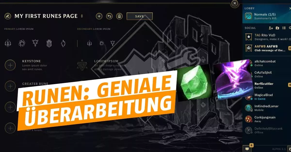 Riot präsentiert die neuen Runen