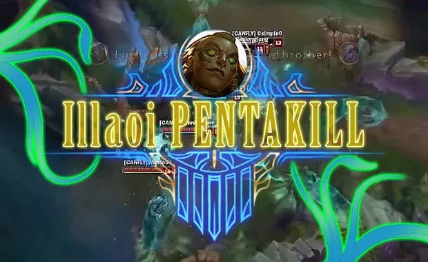 League of Legends: Mühelos! Illaoi mit einem klassischen Pentakill im 1on5