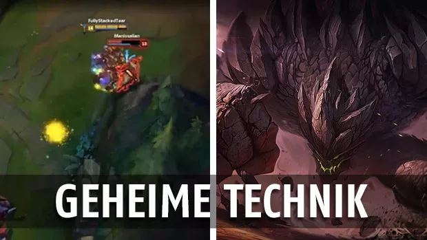 League of Legends: Mit einer geheimen Technik und mit Malphite! So ärgert ihr euren Gegner