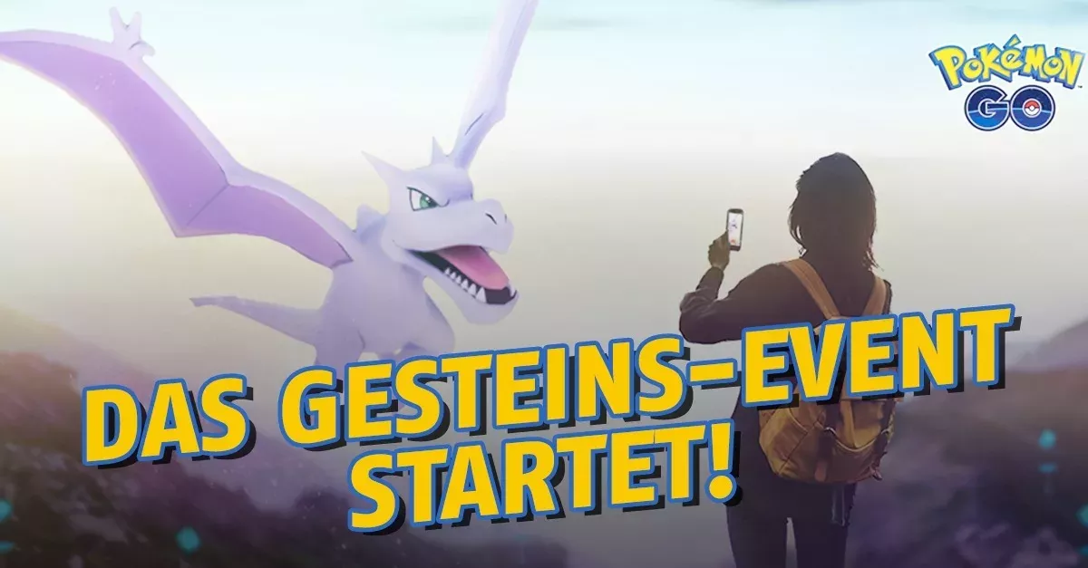 Pokémon GO: Event mit Gesteins-Pokémon, Pokéstops und Bonbons