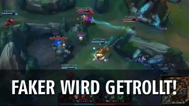 League of Legends: Faker wird von seinem eigenen Team getrollt!