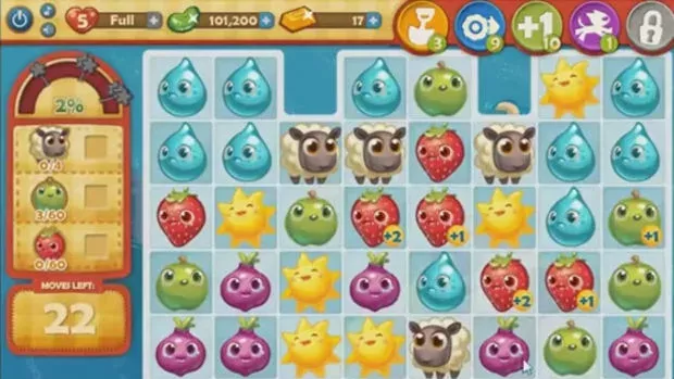 Farm Heroes Saga Level 596: Lösung, Tipps und Tricks