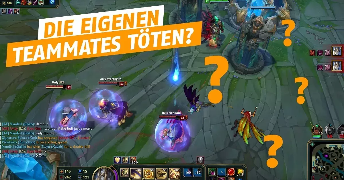 League of Legends: Tötet eure Teamkollegen und sammelt Gold