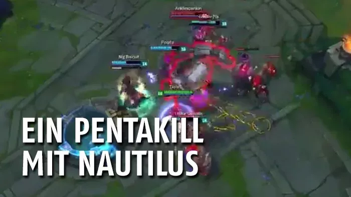 League of Legends: Full-Tank-Nautilus schafft alleine einen Pentakill gegen alle