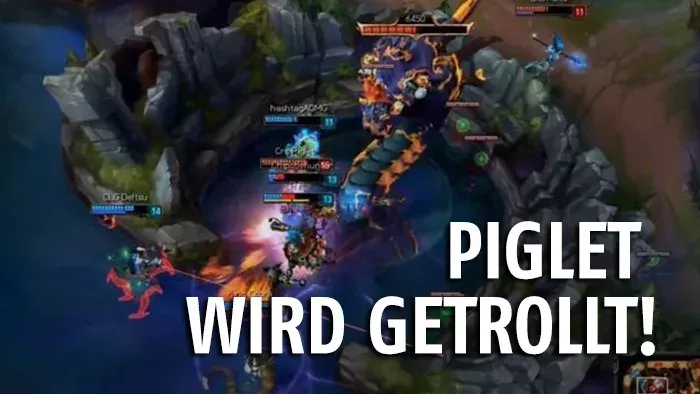 League of Legends: Wenn Piglet sich von seinem eigenen Teamkollegen trollen lässt