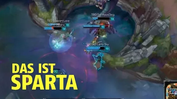 League of Legends : Pantheon schafft einen blitzartigen Pentakill im Eins gegen Fünf