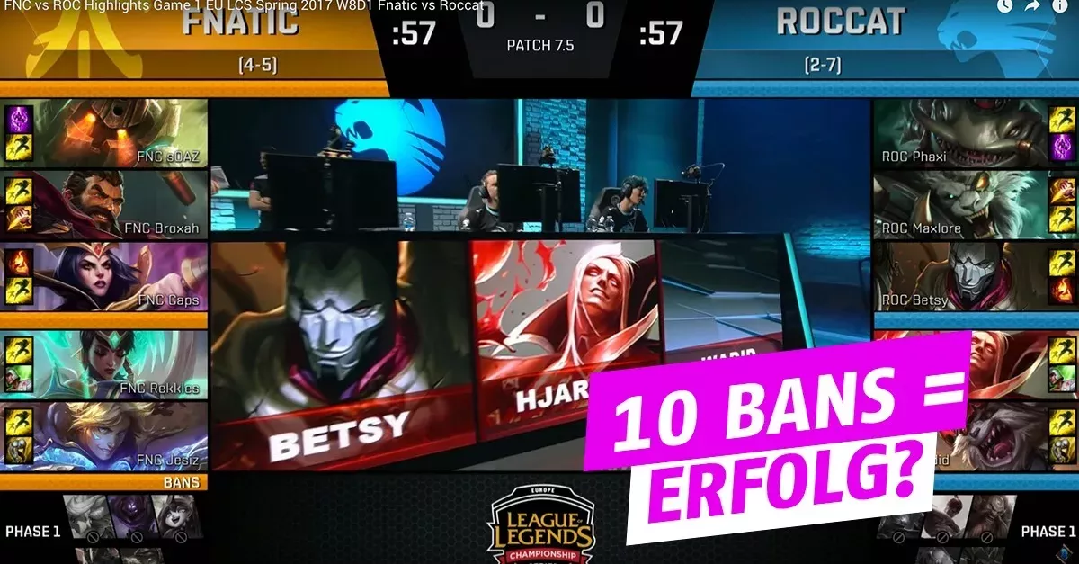 League of Legends: Das neue Ban-System ist ein Erfolg