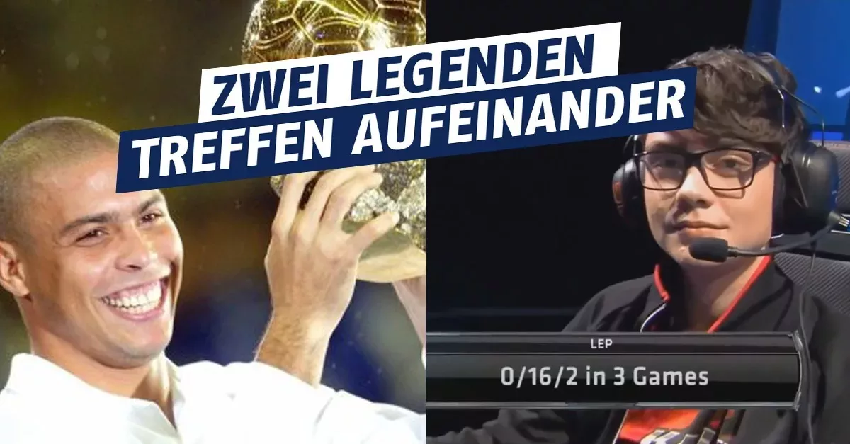 League of Legends: Ronaldo spielt auch! Doch sein Coach ist nicht der beste...